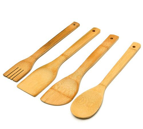 ست قاشق چوبی بامبوBamboo Spoon 
